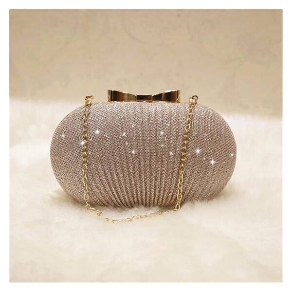 elegant golden Evening Clutch