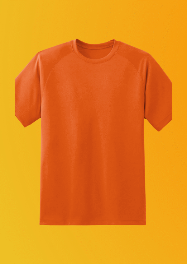 Dark Orange Minimalist Modern Simple T-shirt,
